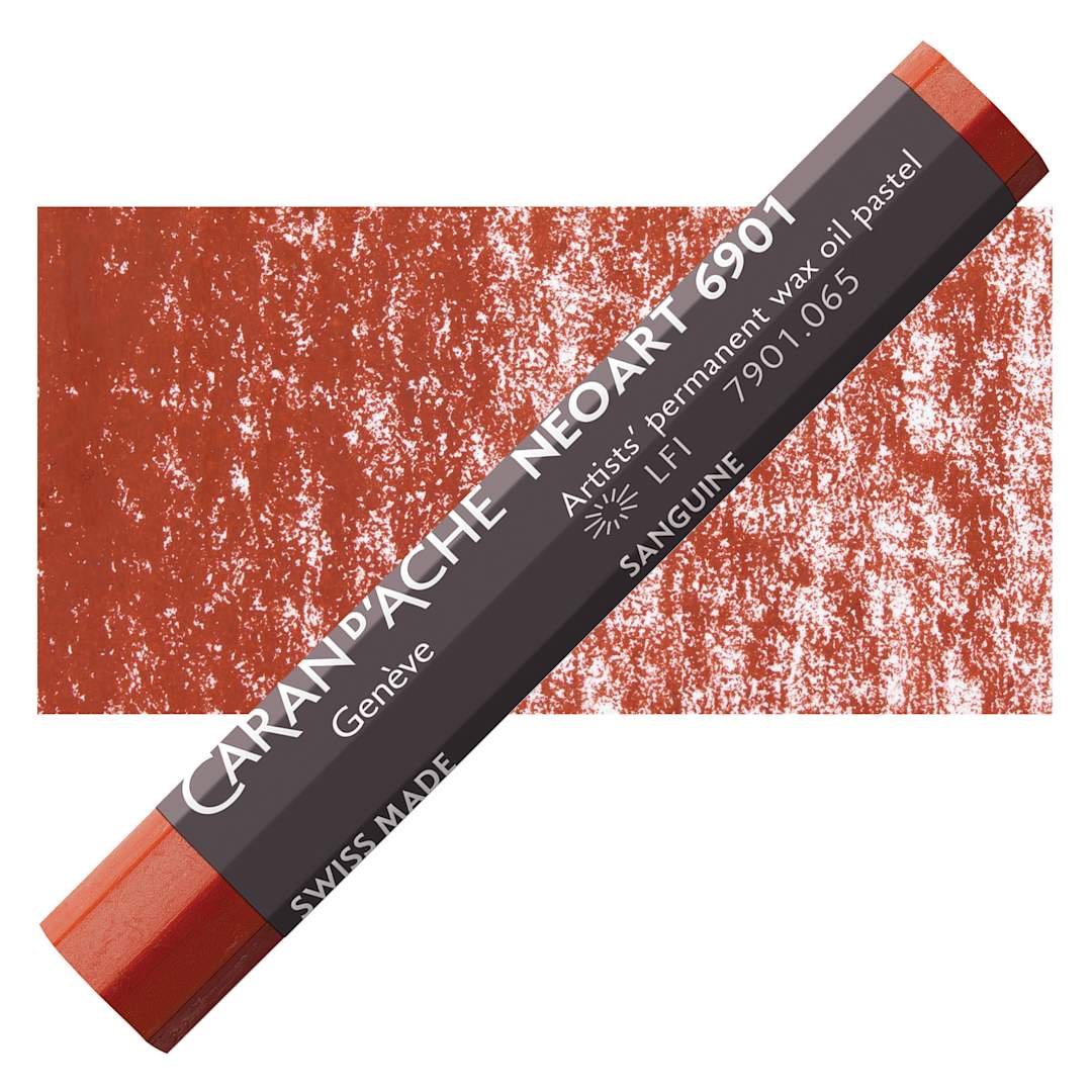 Open in modal - Caran d’Ache Neoart 6901 Pastel - Russet, pastel and swatch