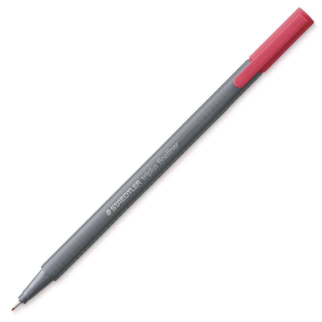 Open in modal - Staedtler Triplus Fineliner Pen - Carmine Red