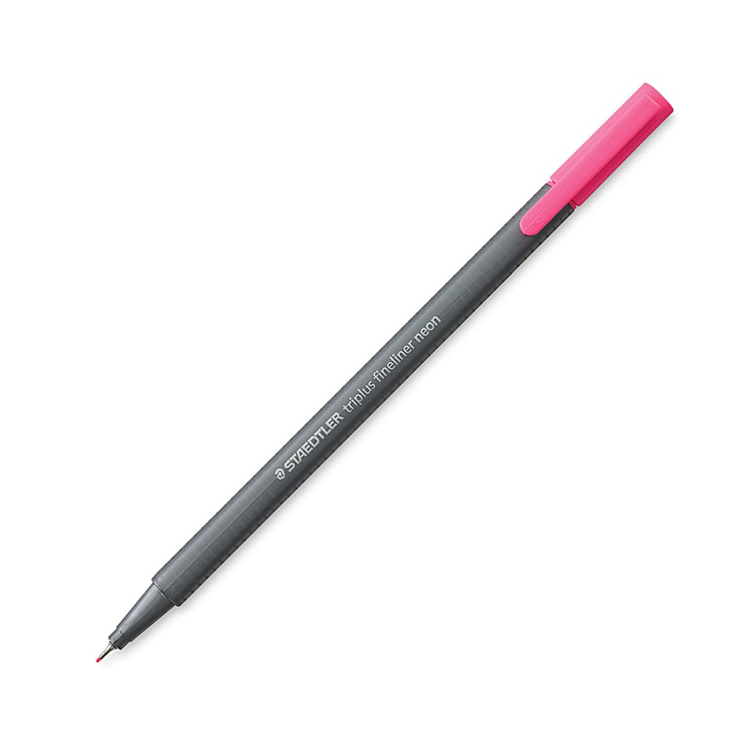 Open in modal - Staedtler Triplus Fineliner Pen - Neon Pink