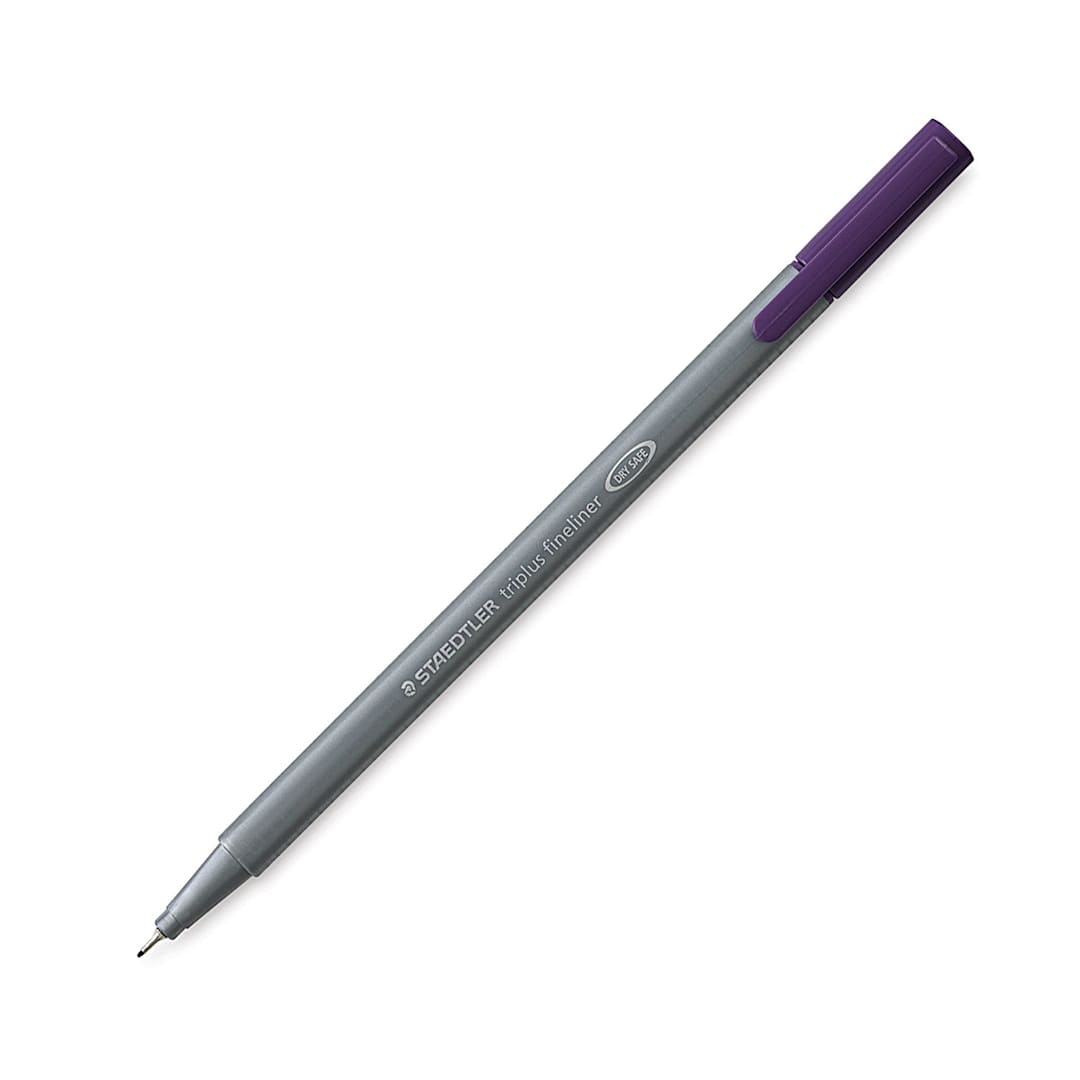 Open in modal - Staedtler Triplus Fineliner Pen - Dark Mauve