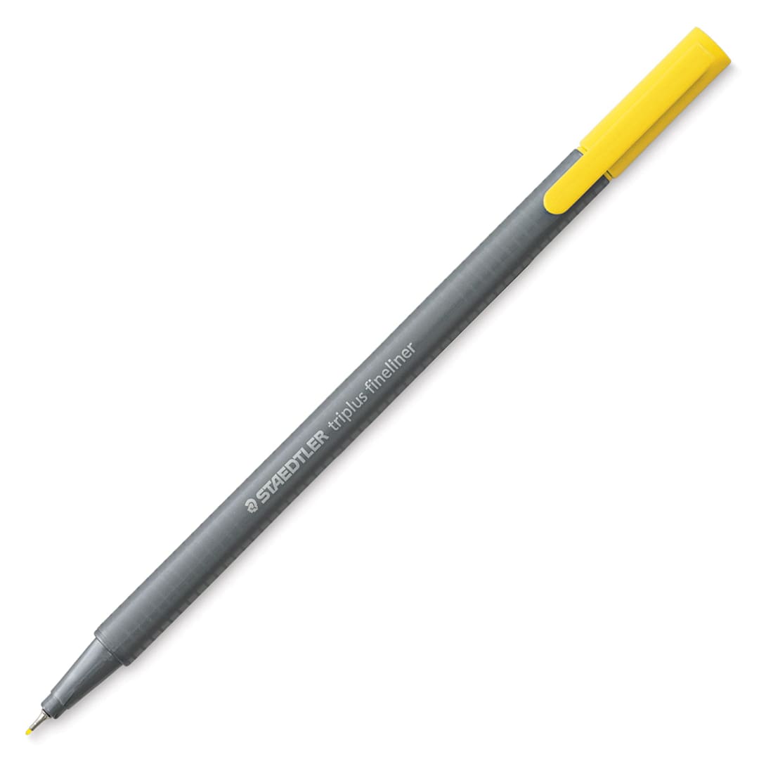 Open in modal - Staedtler Triplus Fineliner Pen - Yellow