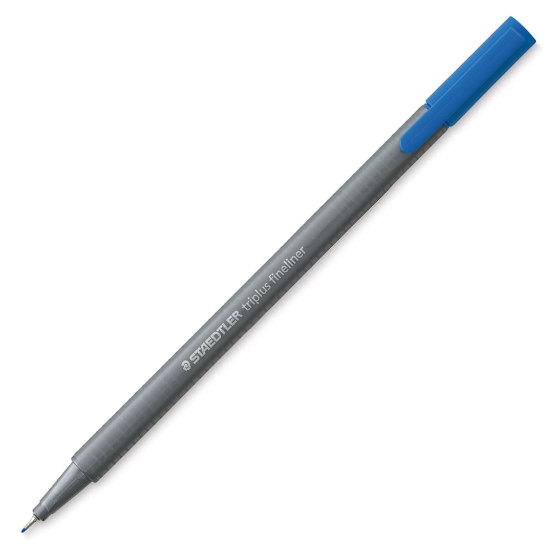 Open in modal - Staedtler Triplus Fineliner Pen - Blue