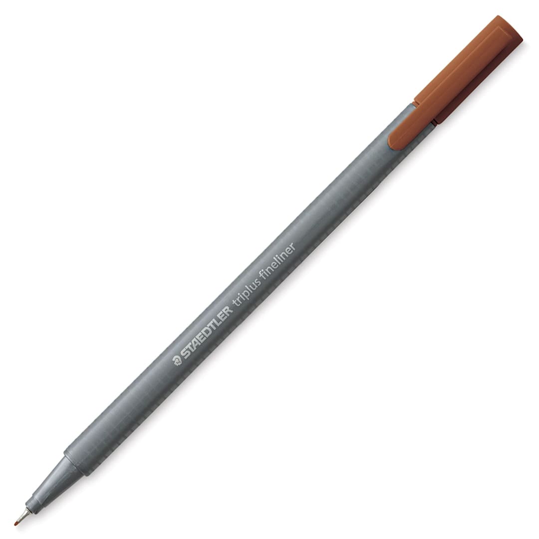 Open in modal - Staedtler Triplus Fineliner Pen - Brown