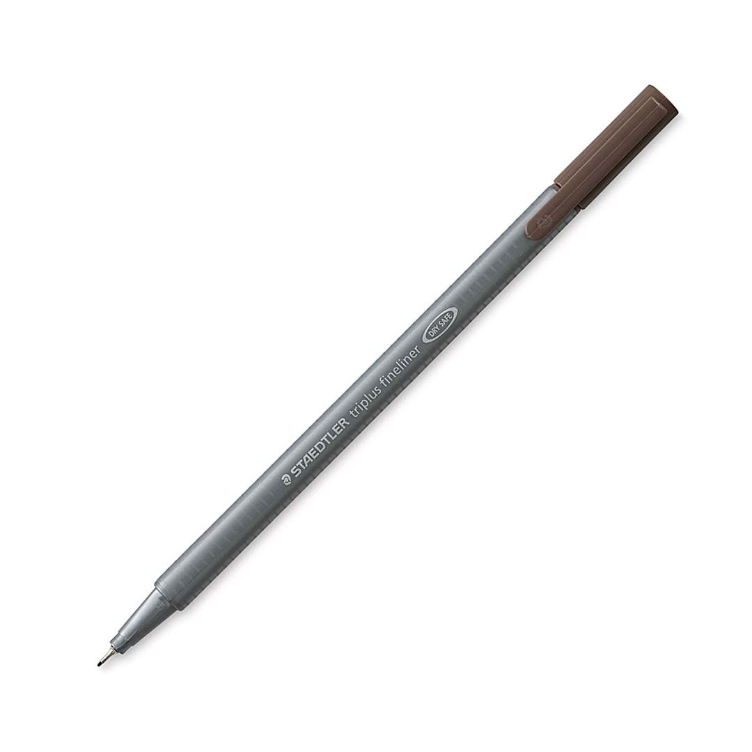 Open in modal - Staedtler Triplus Fineliner Pen - Tobacco Brown