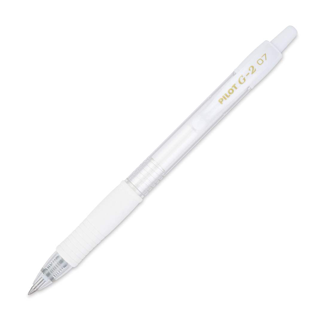 Open in modal - Pilot G2 Gel Pen - .7 mm, Pastel White, Fine