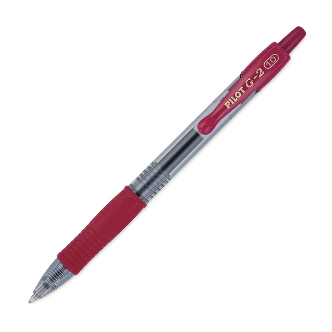 Open in modal - Pilot G2 Gel Pen - 1 mm, Burgundy, Bold
