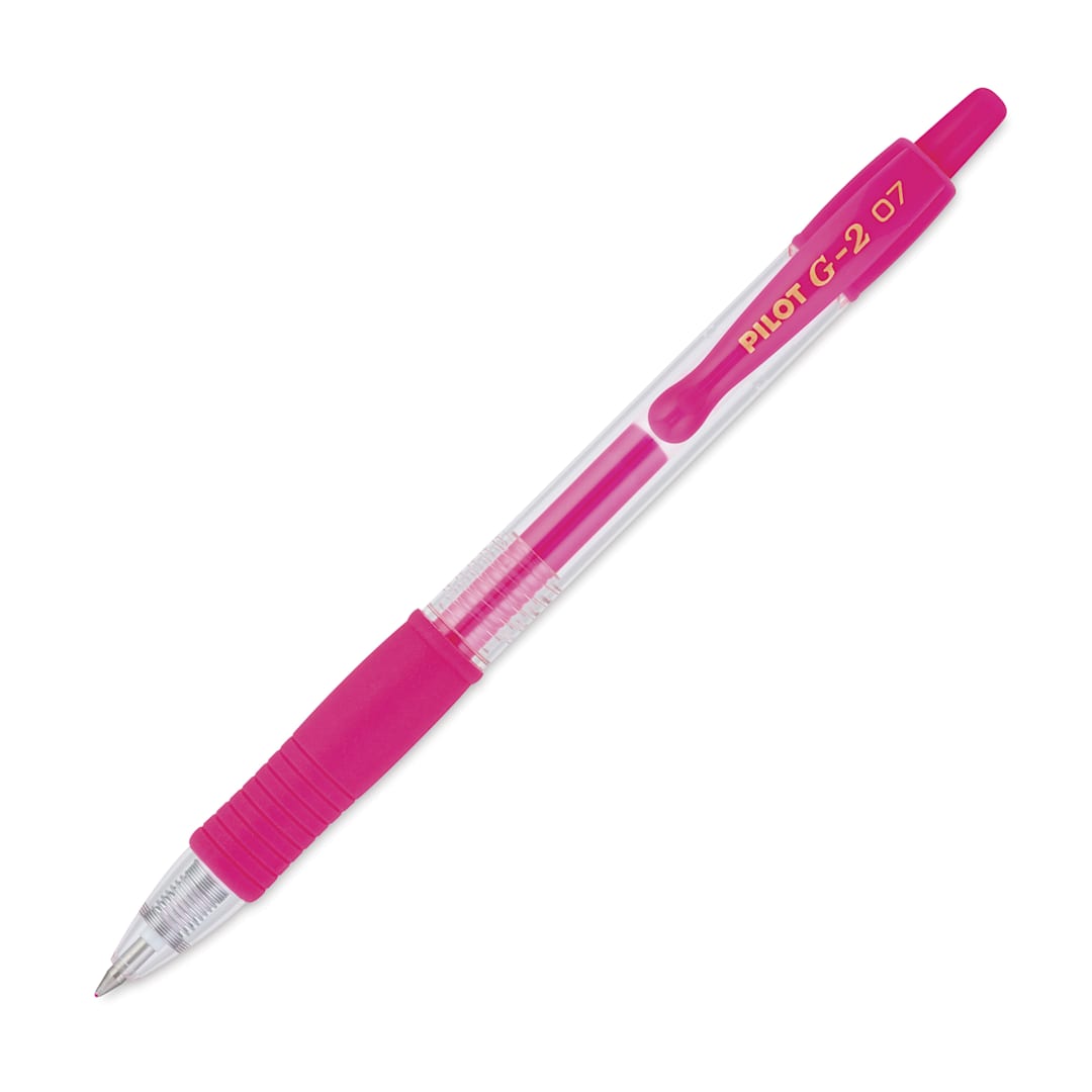 Open in modal - Pilot G2 Gel Pen - .7 mm, Neon Pink, Fine