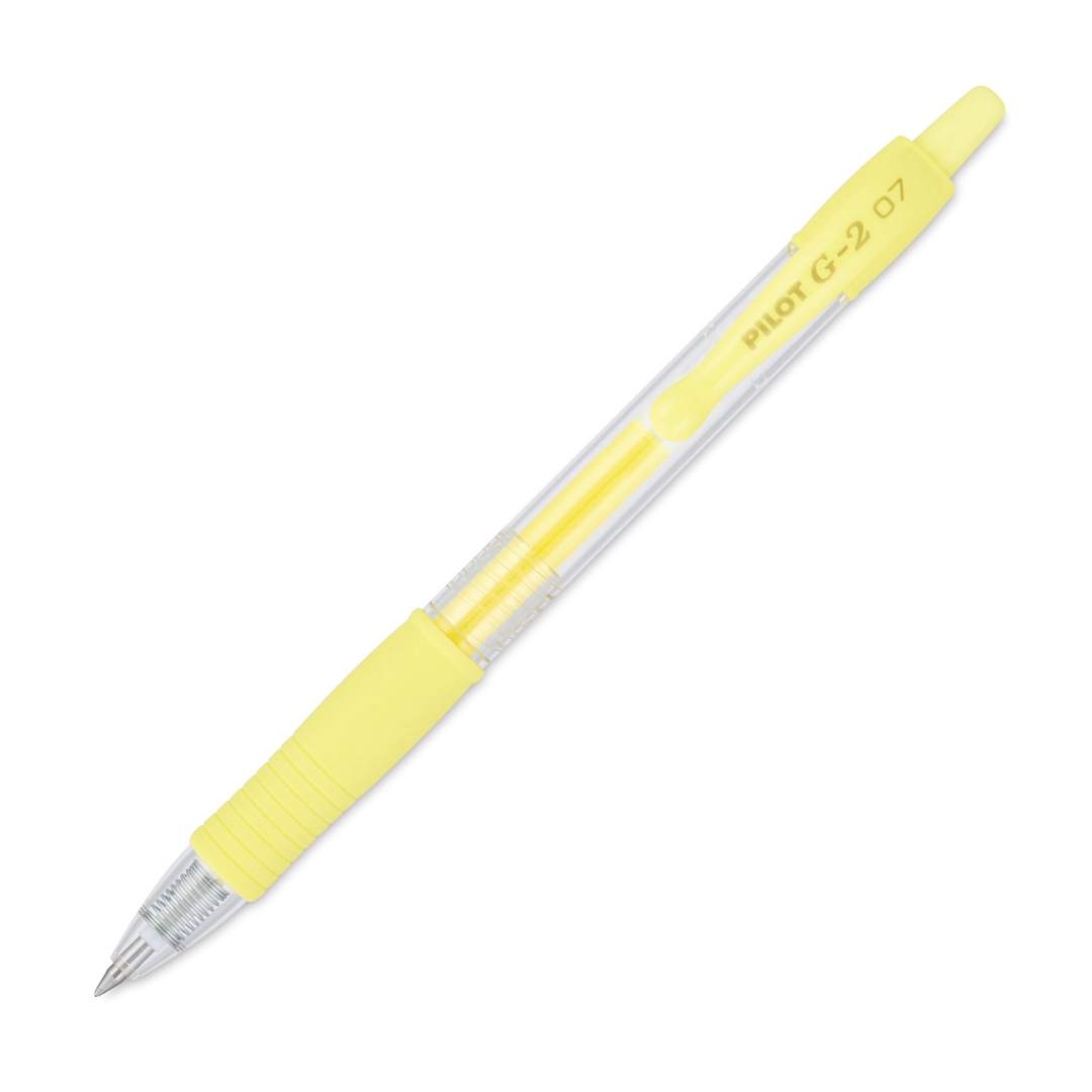 Open in modal - Pilot G2 Gel Pen - .7 mm, Pastel Yellow, Fine