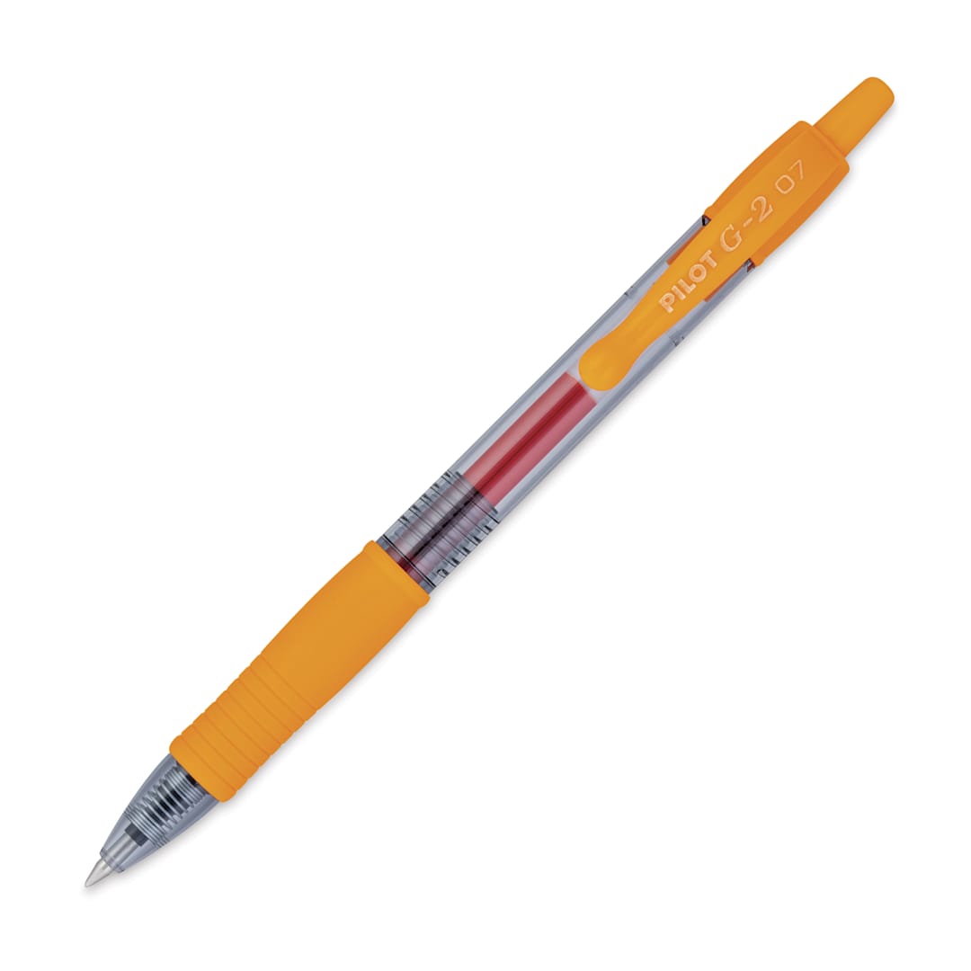 Open in modal - Pilot G2 Gel Pen - .7 mm, Orange, Fine