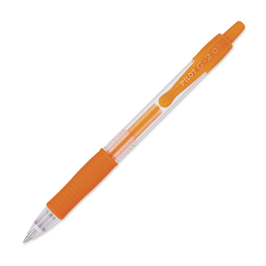Open in modal - Pilot G2 Gel Pen - .7 mm, Neon Orange, Fine