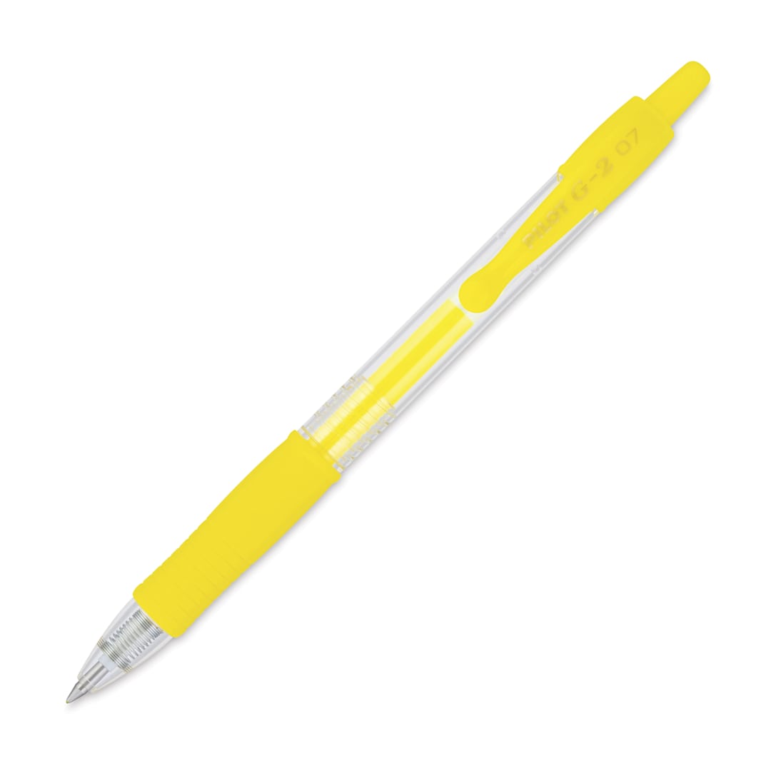 Open in modal - Pilot G2 Gel Pen - .7 mm, Neon Yellow, Fine