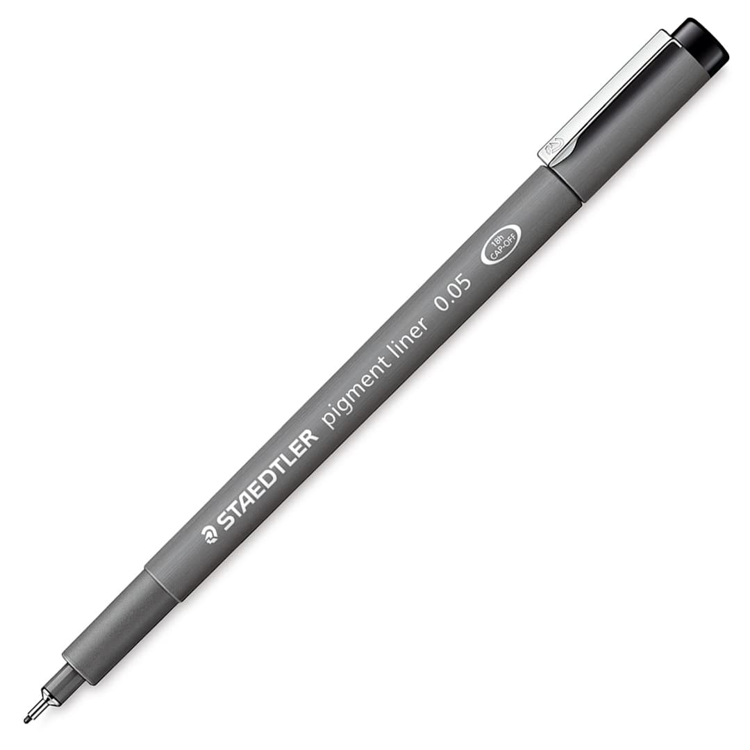 Open in modal - Staedtler Pigment Liner Pen - Black, 0.05mm