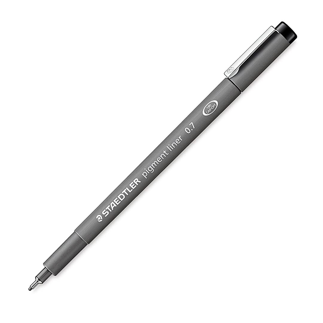 Open in modal - Staedtler Pigment Liner Pen - Black, 0.7mm
