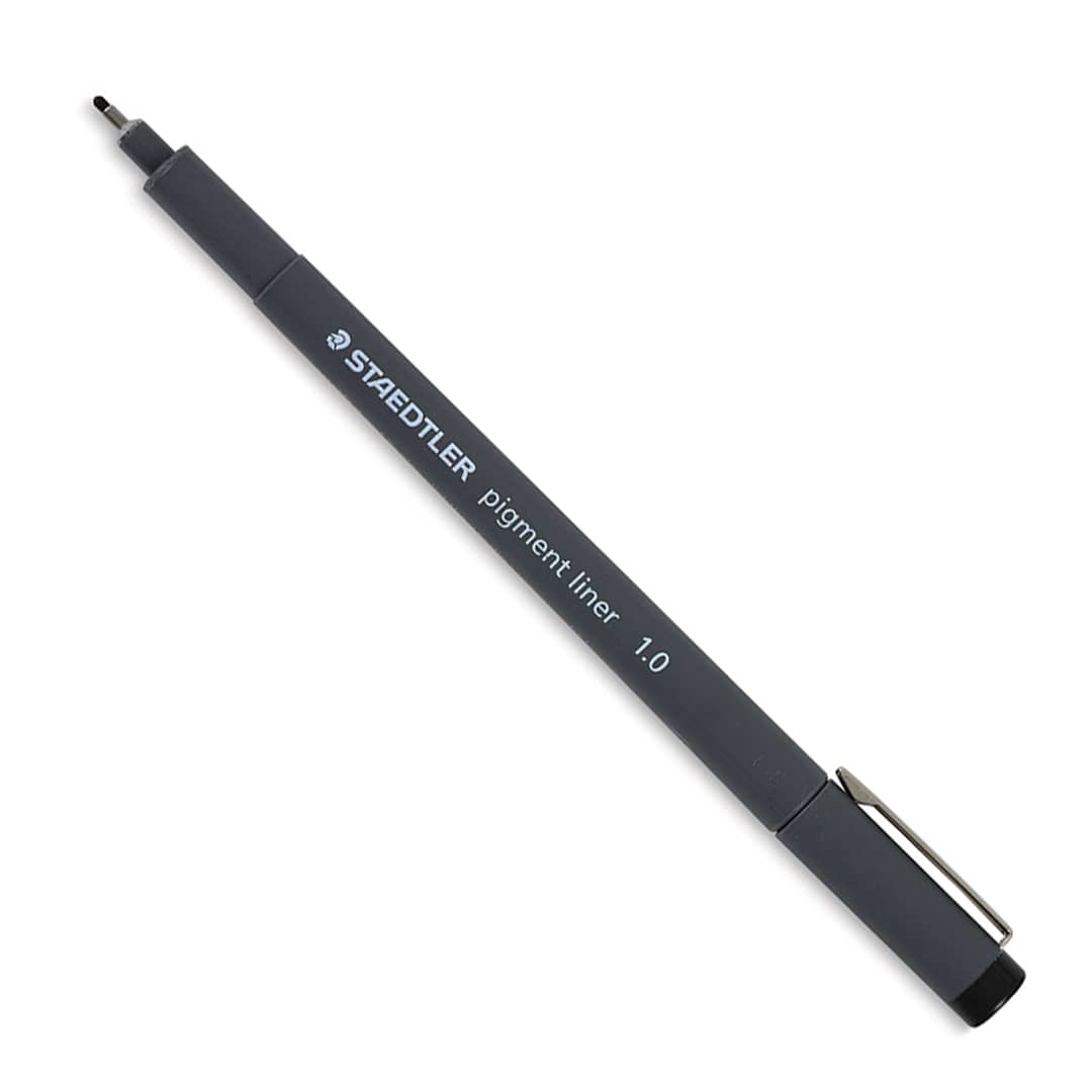 Open in modal - Staedtler Pigment Liner Pen - Black, 1 mm