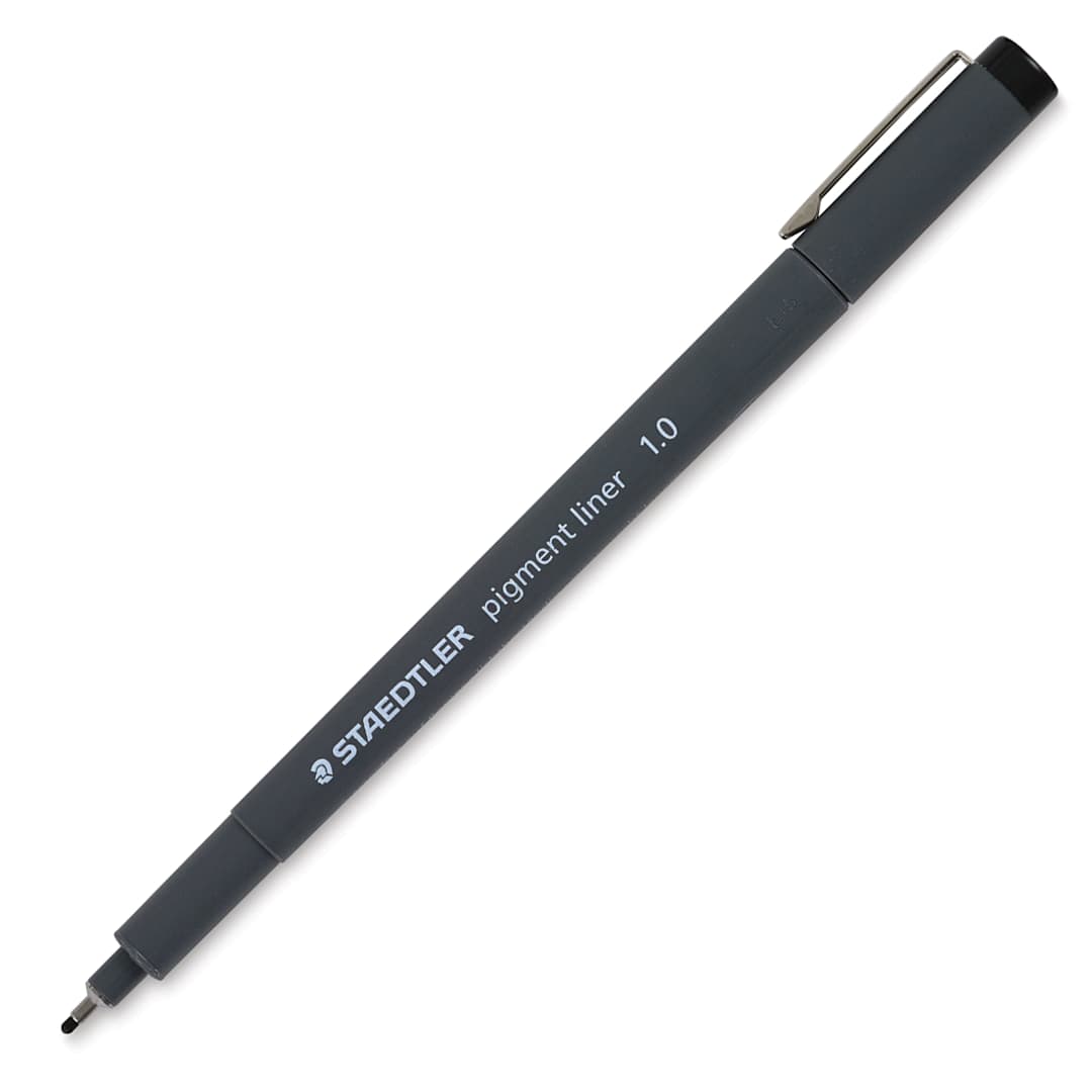 Open in modal - Staedtler Pigment Liner Pen - Black, 1 mm