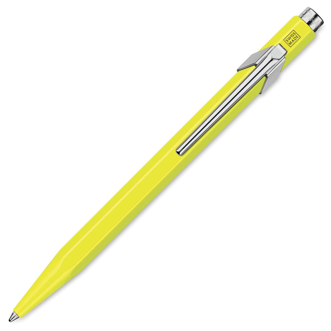 Open in modal - Caran d'Ache 849 Fluo Ballpoint Pen - Fluorescent Yellow