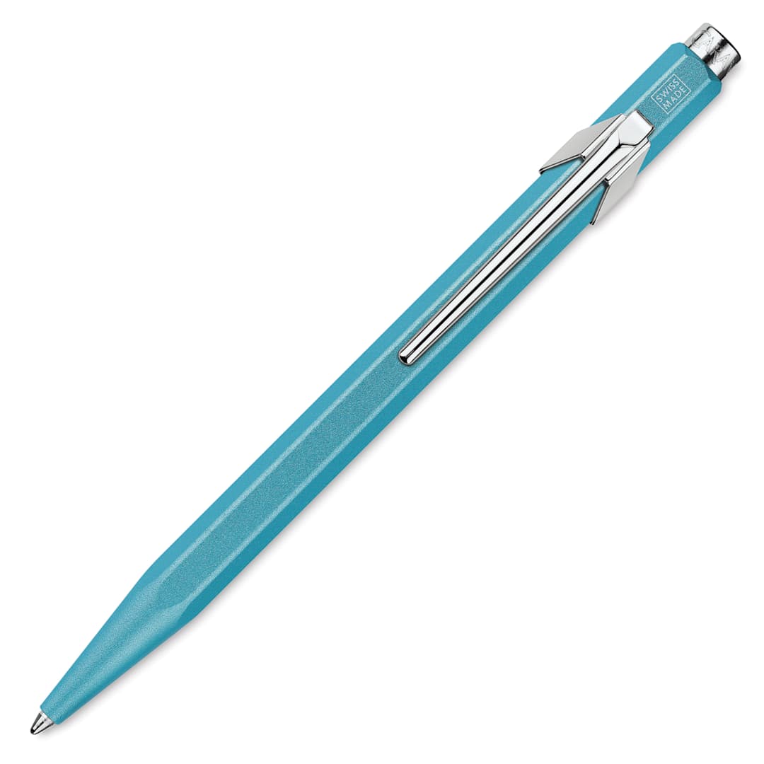 Open in modal - Caran d'Ache Colormat-X 849 Ballpoint Pen - Turquoise