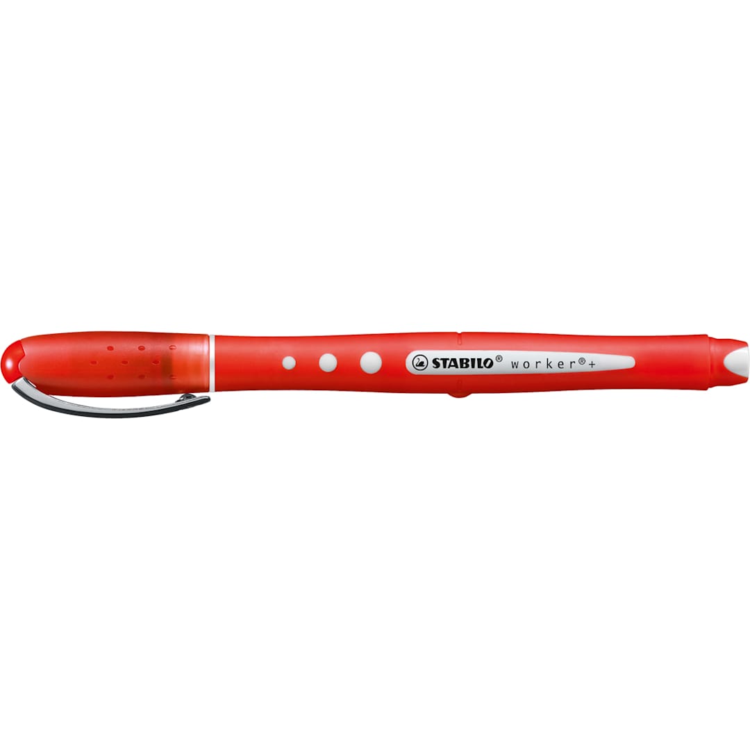 Open in modal - worker colorful Rollerball Pen Red