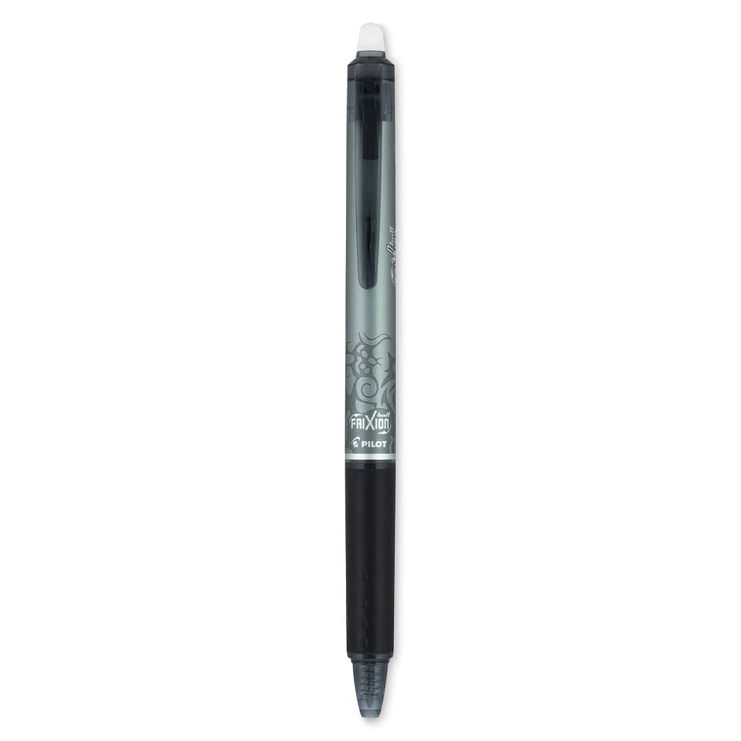 Open in modal - Pilot Frixion Clicker Erasable Gel Pen - Retractable, Black, Extra Fine