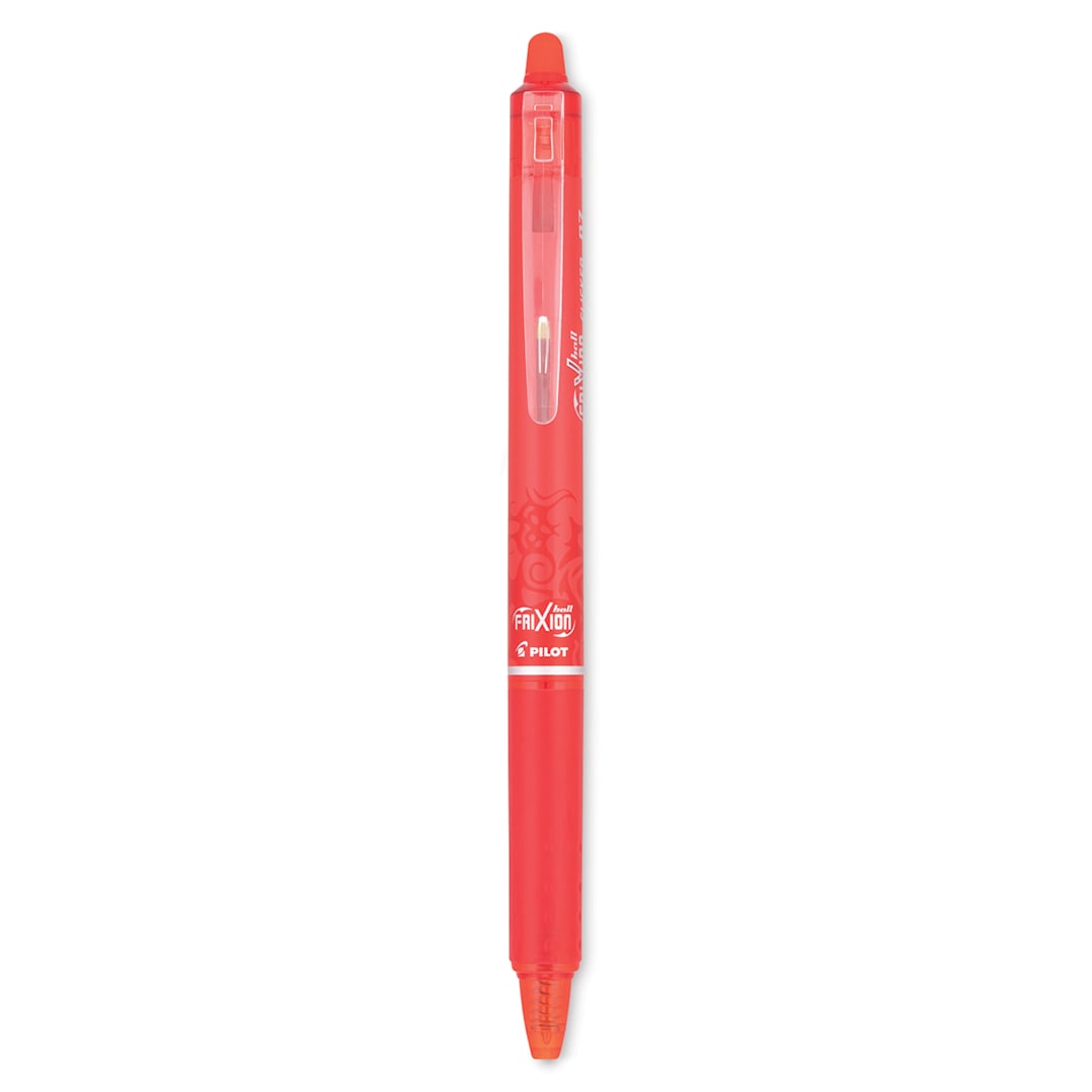 Open in modal - Pilot Frixion Clicker Erasable Gel Pen - Retractable, Red, Fine