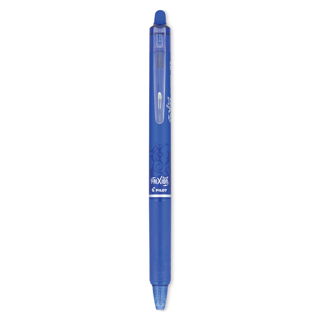 Open in modal - Pilot Frixion Clicker Erasable Gel Pen - Retractable, Blue, Fine