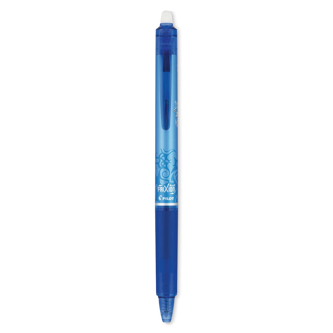 Open in modal - Pilot Frixion Clicker Erasable Gel Pen - Retractable, Blue, Extra Fine