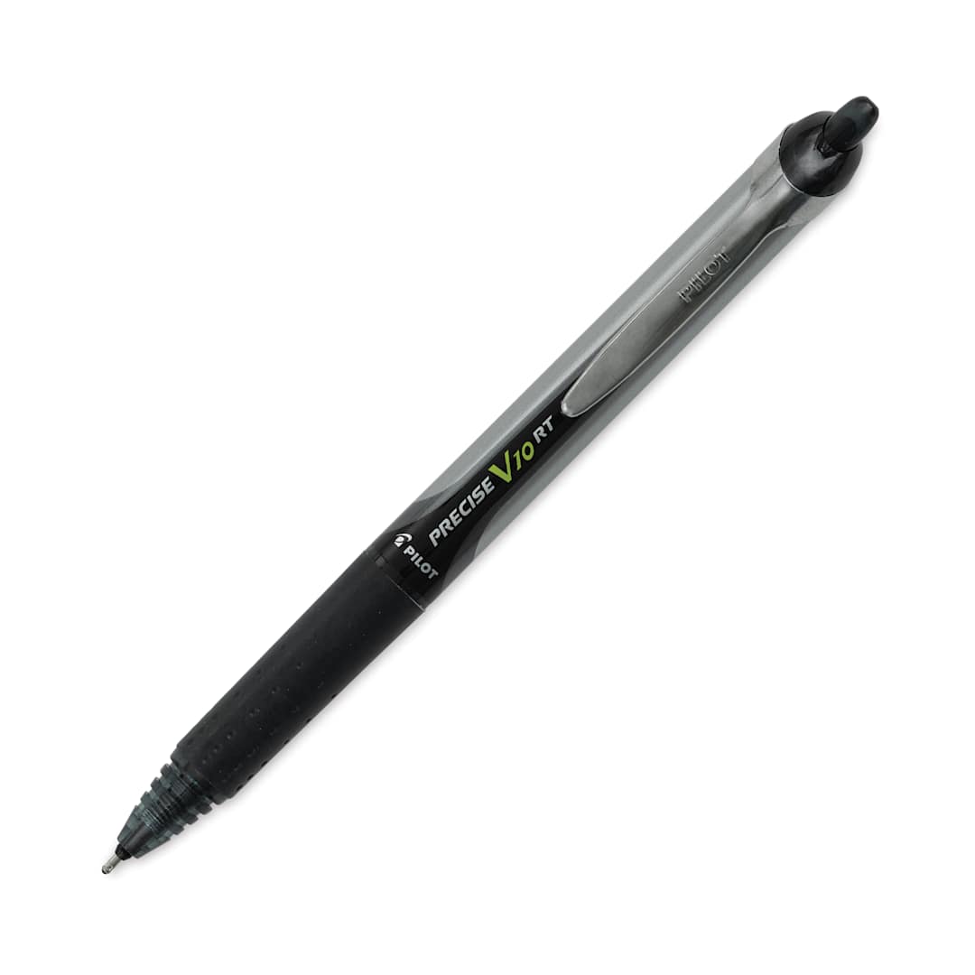 Open in modal - Pilot Precise V10 Retractable Pen - 1.0 mm, Black, Bold
