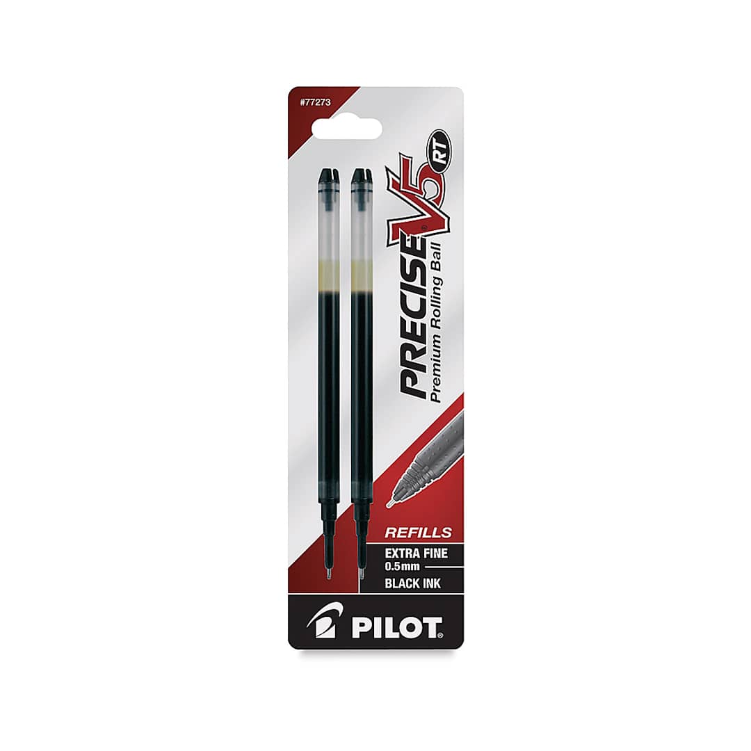 Open in modal - Pilot Precise V5 Refill, Pkg of 2 - 0.5 mm, Black, Extra Fine