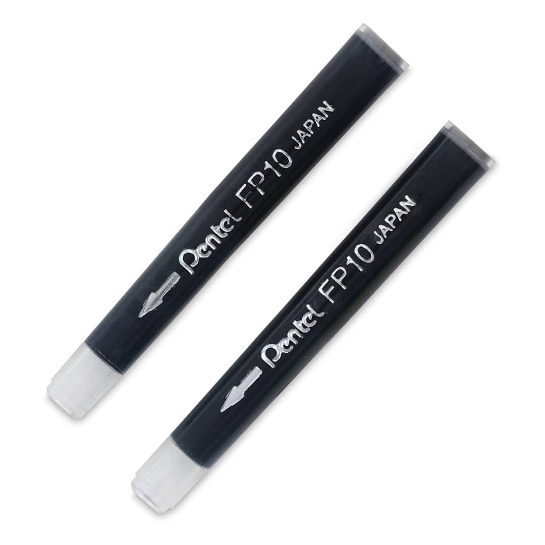 Open in modal - Pentel Pocket Brush Pen Refills - Pkg of 2, Grey