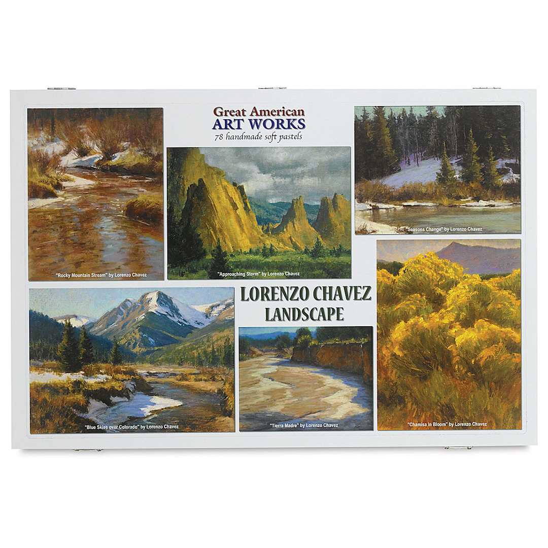 Open in modal - Great American Art Works Pastel Set - Lorenzo Chavez Landscape, Set of 78