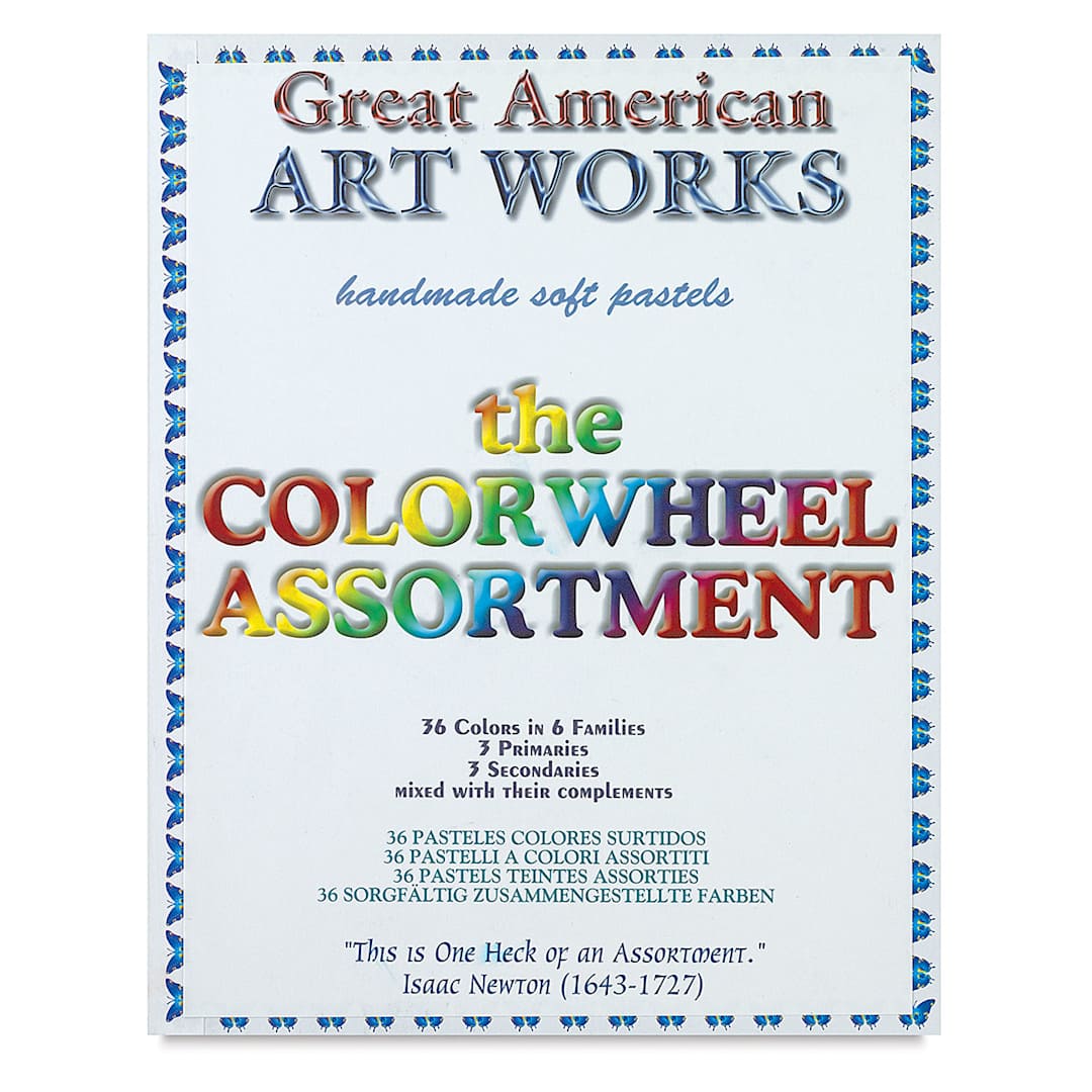 Open in modal - Great American Art Works Pastel Set - Color Wheel, Set of 39, In Package