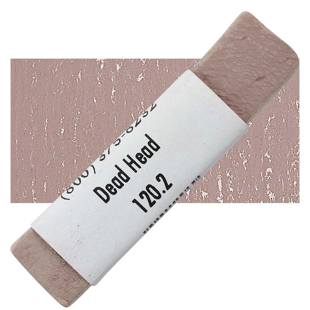 Open in modal - Great American Handmade Pastel - Dead Head 2, 120.2 pastel and swatch