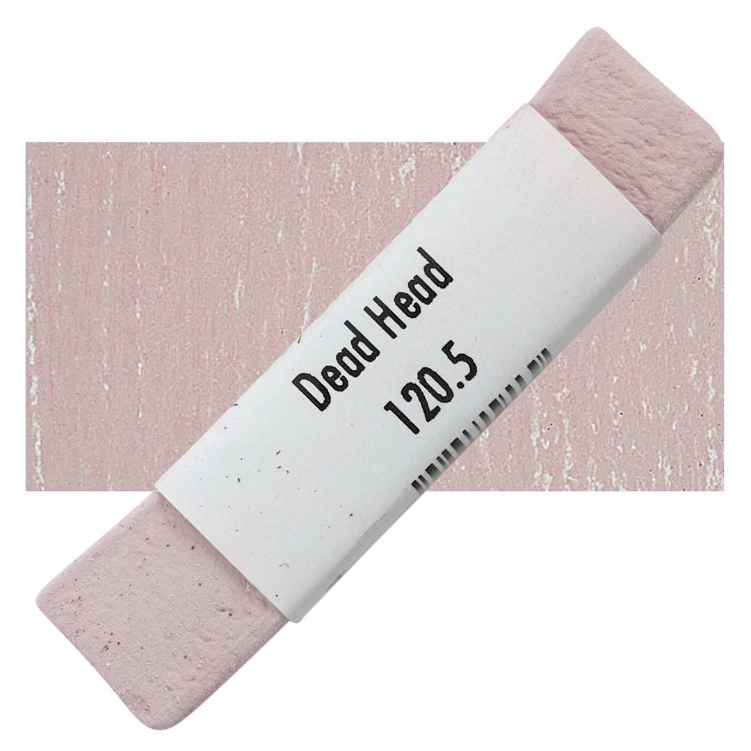 Open in modal - Great American Handmade Pastel - Dead Head 5, 120.5 pastel and swatch