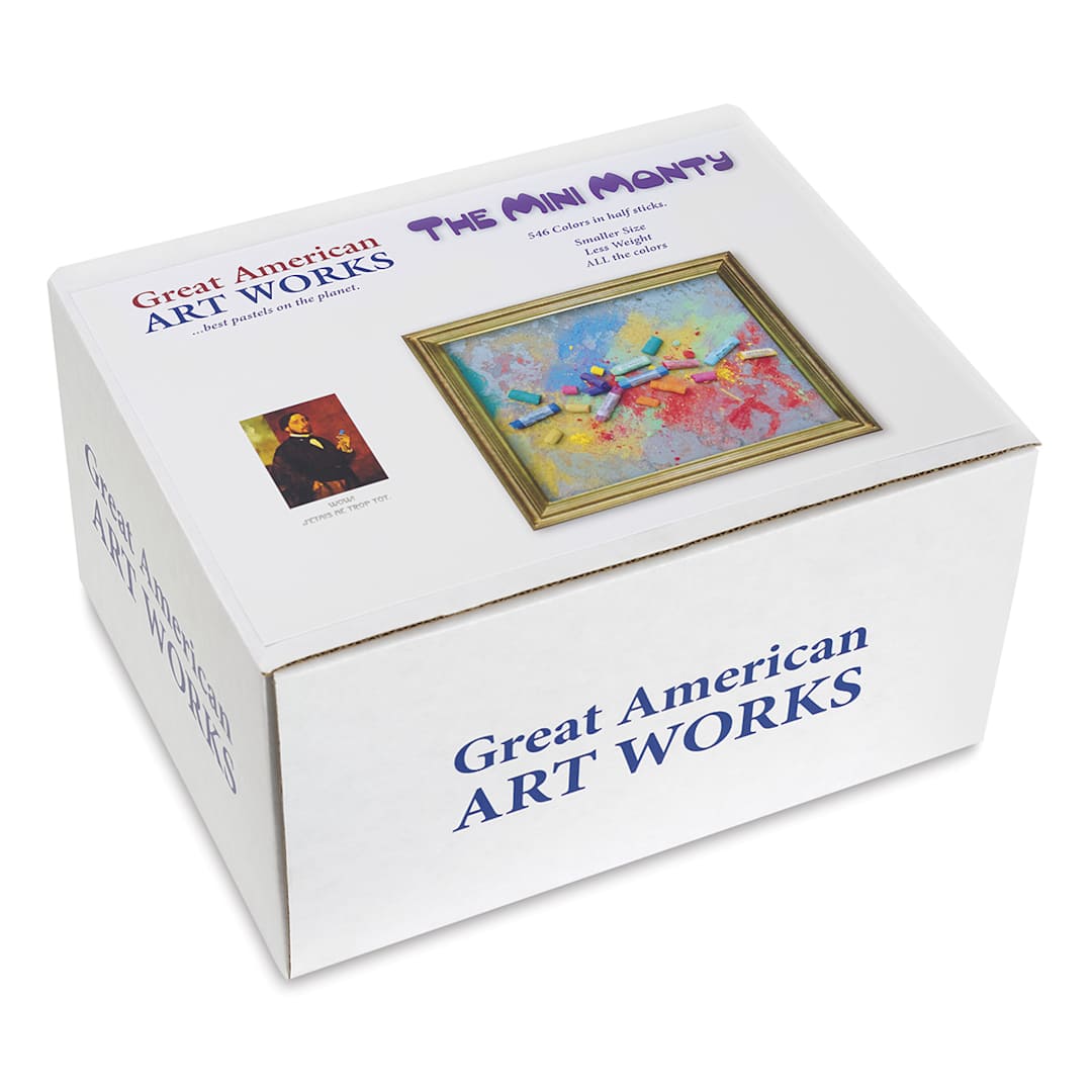 Open in modal - Great American Art Works Pastel Set - Mini Monty, Half-Sticks, Set of 546, In Package