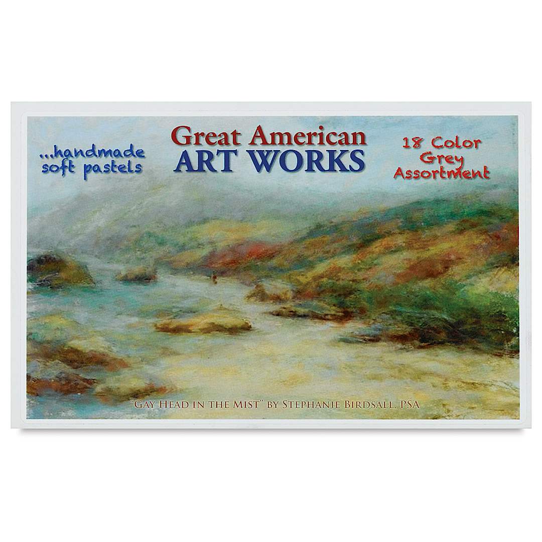 Open in modal - Great American Art Works Pastel Set - Gray Box, Set of 18