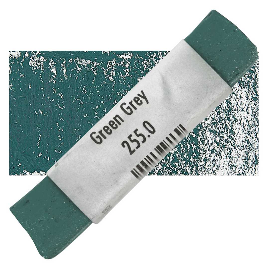 Open in modal - Great American Handmade Pastel - Green Gray 0, 255.0 pastel and swatch
