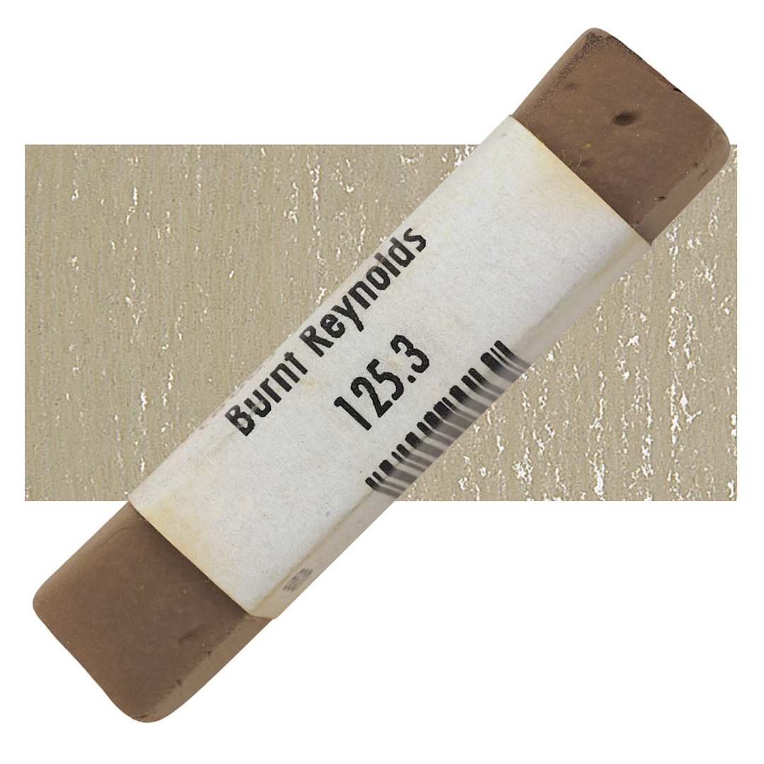 Open in modal - Great American Handmade Pastel - Burnt Reynolds 3, 125.3 pastel and swatch