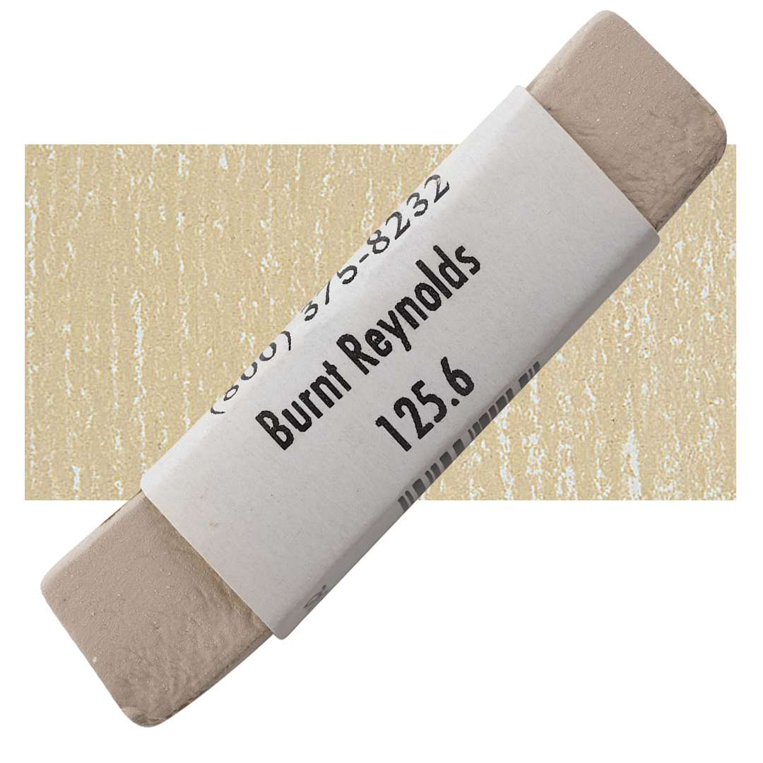 Open in modal - Great American Handmade Pastel - Burnt Reynolds 6, 125.6 pastel and swatch