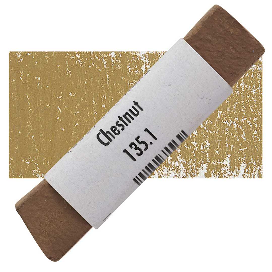 Open in modal - Great American Handmade Pastel - Chestnut 1, 135.1 pastel and swatch