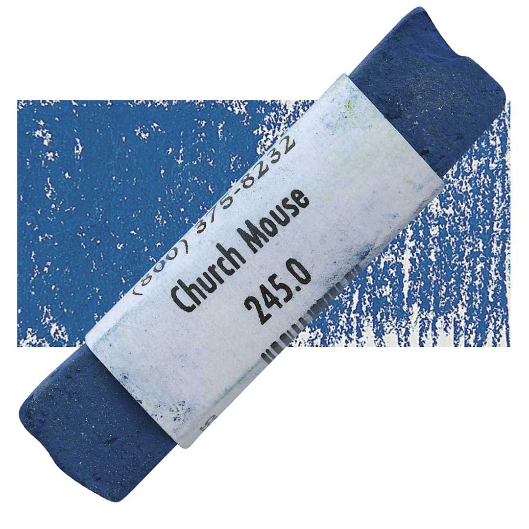 Open in modal - Great American Handmade Pastel - Church Mouse 0, 245.0 pastel and swatch