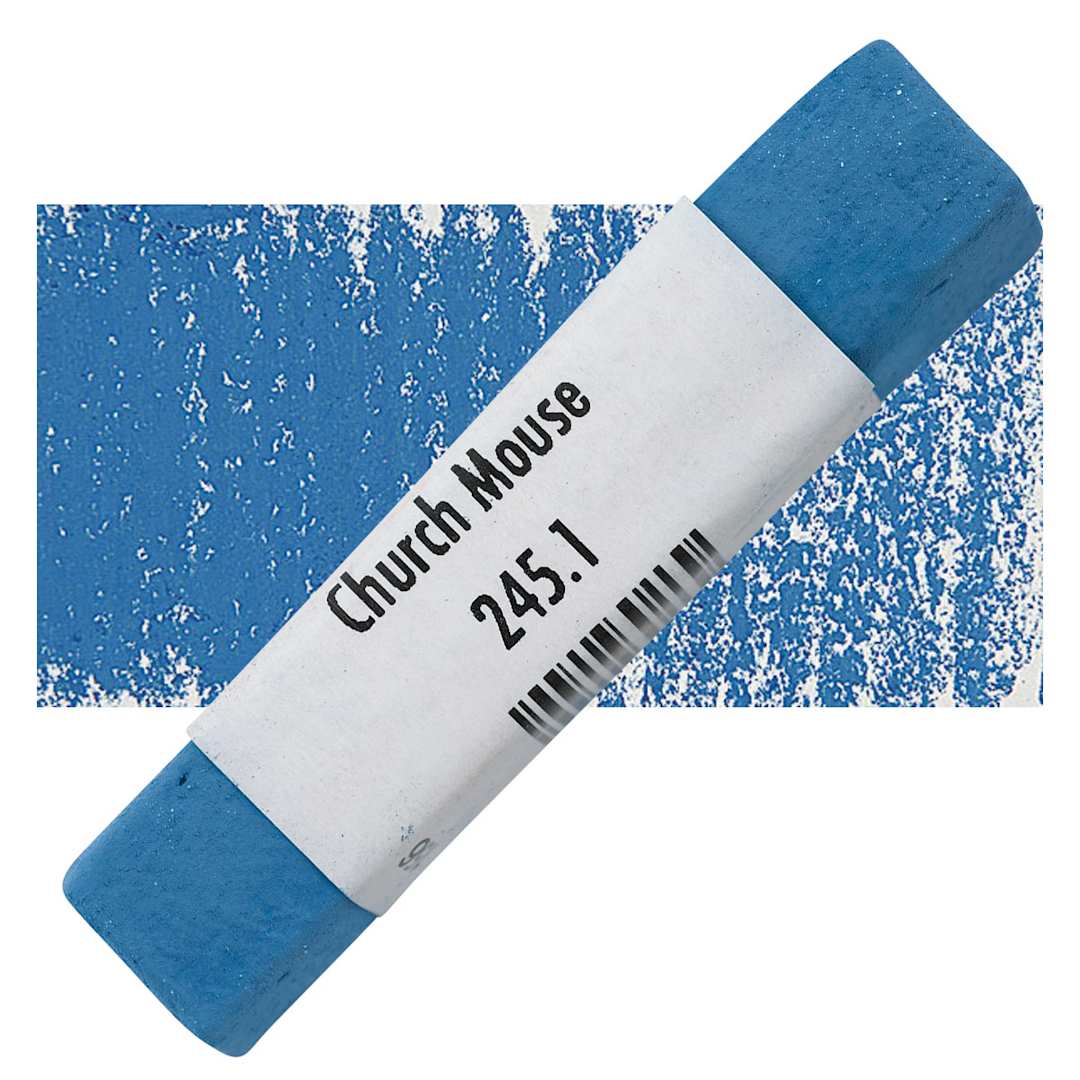 Open in modal - Great American Handmade Pastel - Church Mouse 1, 245.1 pastel and swatch