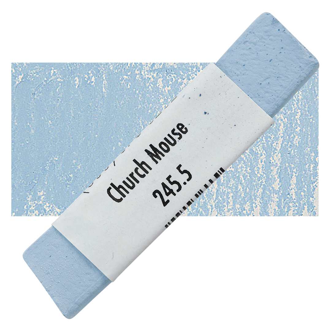 Open in modal - Great American Handmade Pastel - Church Mouse 5, 245.5 pastel and swatch