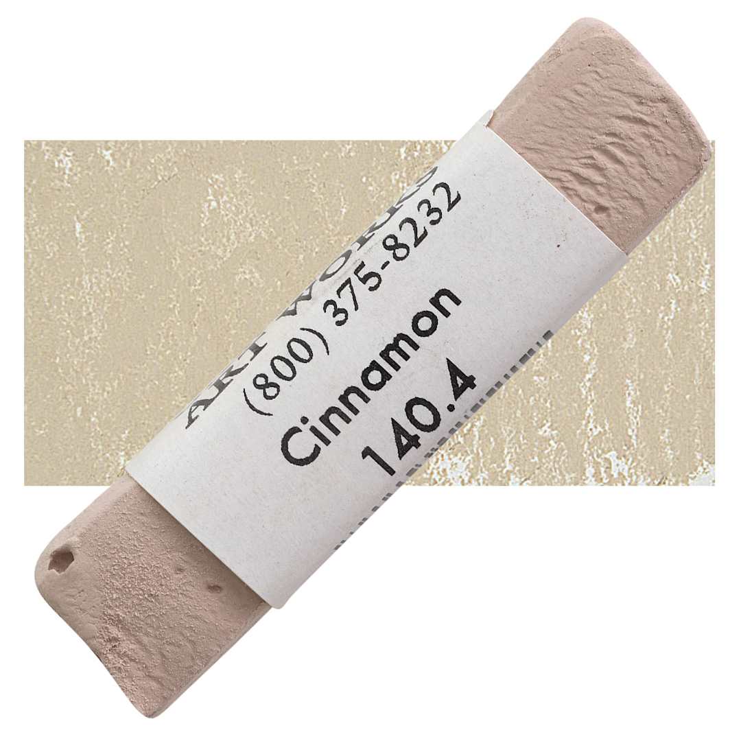 Open in modal - Great American Handmade Pastel - Cinnamon 4, 140.4 pastel and swatch