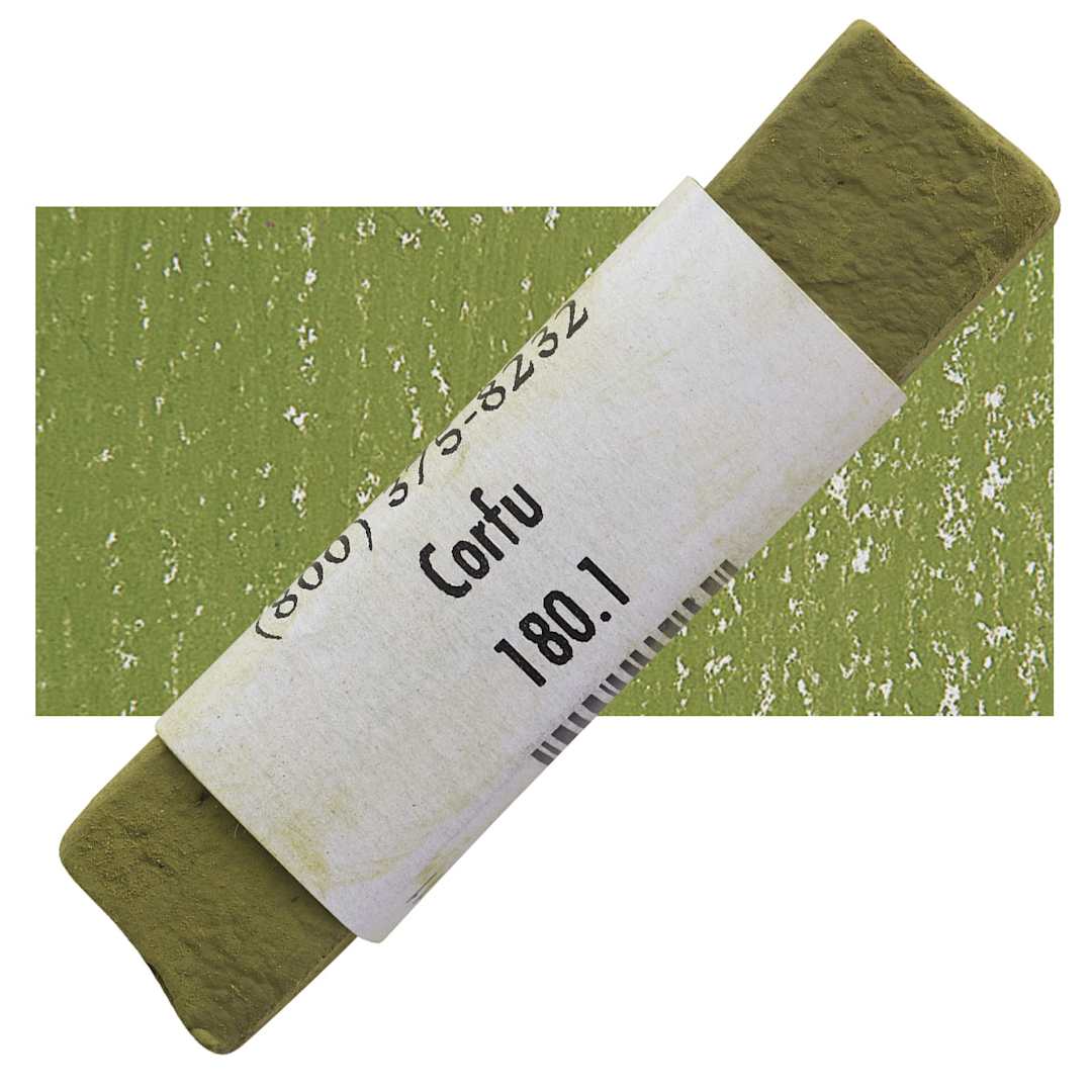 Open in modal - Great American Handmade Pastel - Corfu 1, 180.1 pastel and swatch