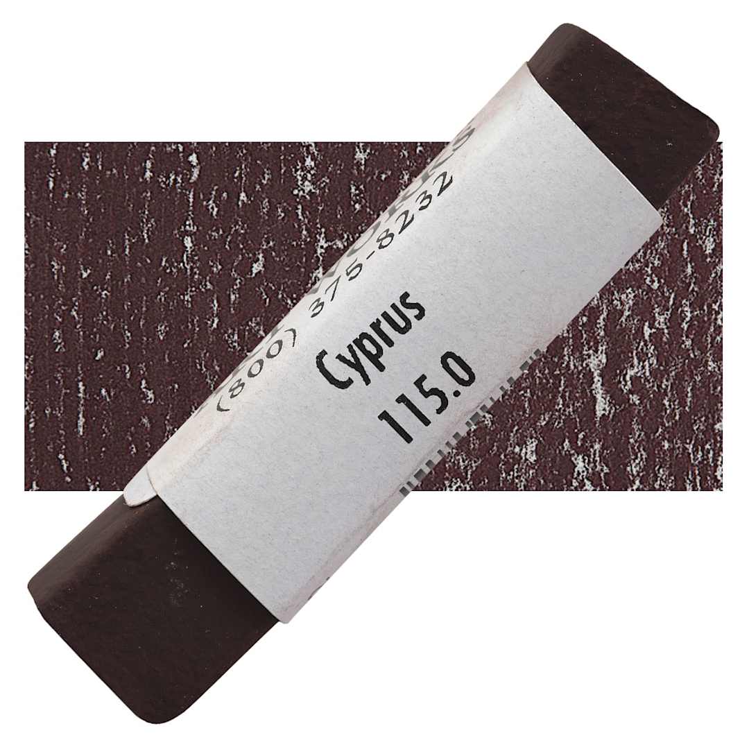 Open in modal - Great American Handmade Pastel - Cyprus 0, 115.0 pastel and swatch