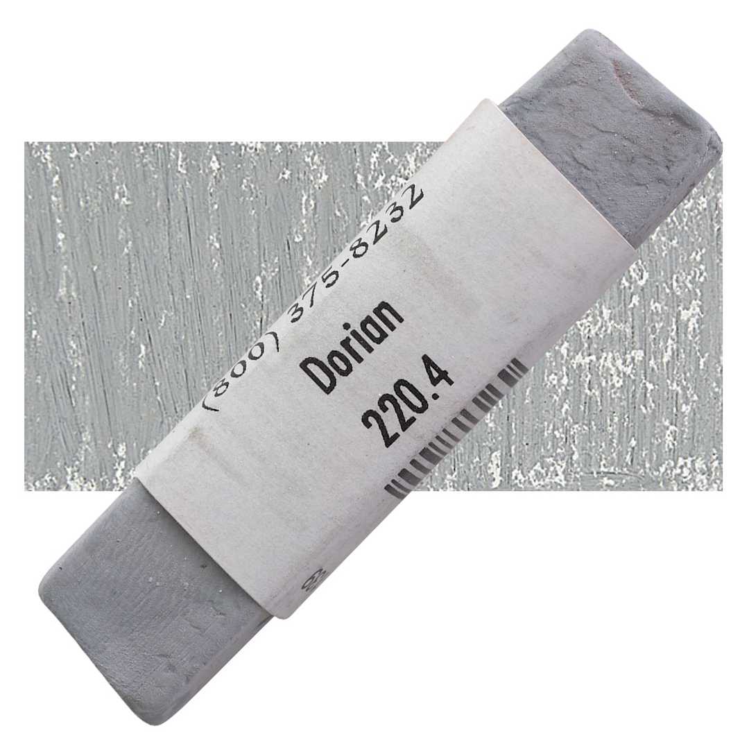 Open in modal - Great American Handmade Pastel - Dorian 4, 220.4 pastel and swatch