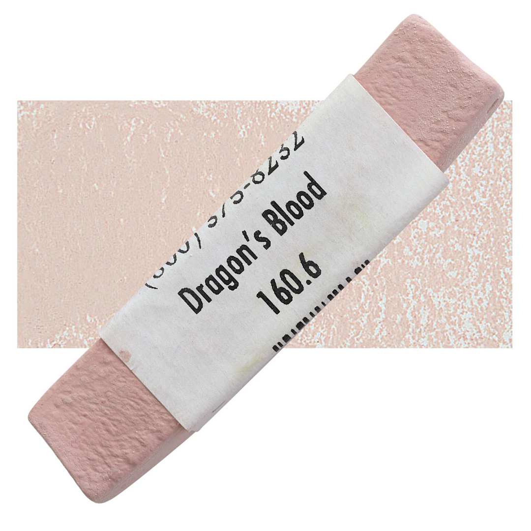 Open in modal - Great American Handmade Pastel - Dragons Blood 6, 160.6 pastel and swatch