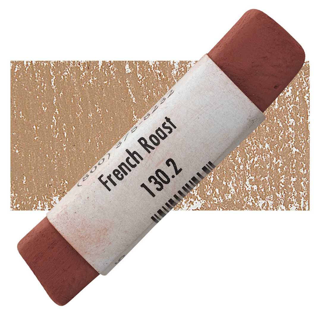 Open in modal - Great American Handmade Pastel - French Roast 2, 130.2 pastel and swatch