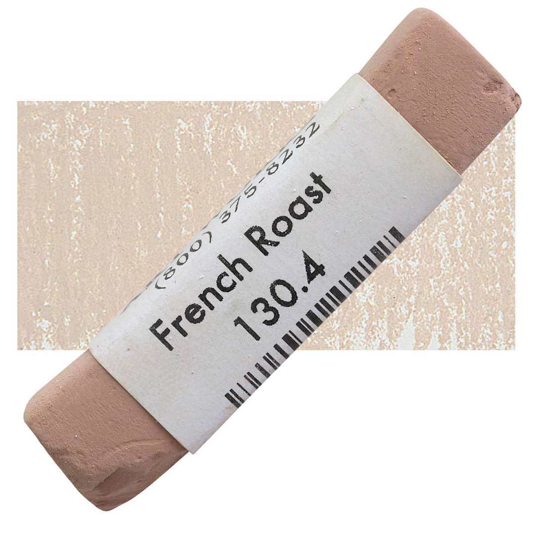 Open in modal - Great American Handmade Pastel - French Roast 4, 130.4 pastel and swatch