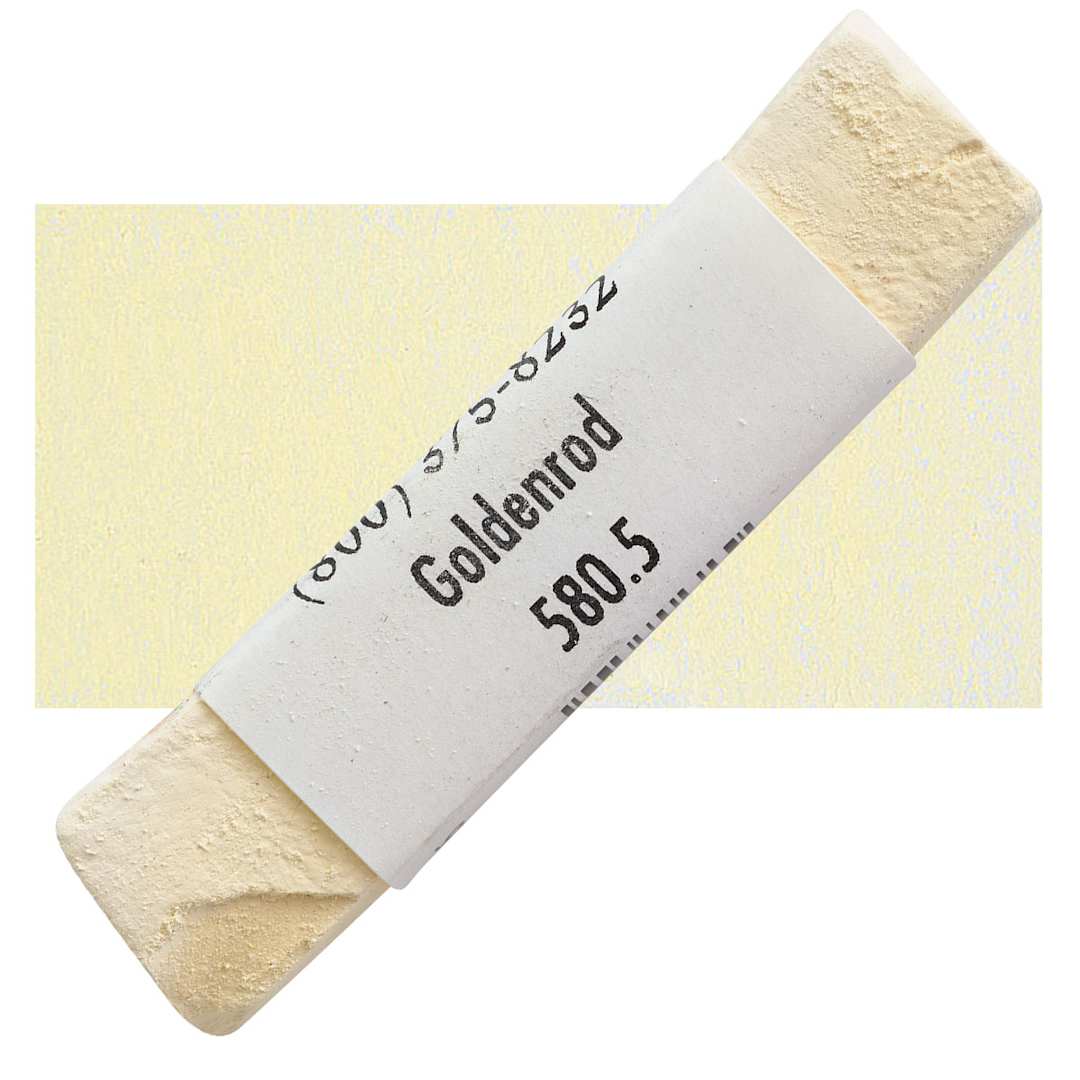 Open in modal - Great American Handmade Pastel - Goldenrod 5, 580.5 pastel and swatch